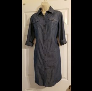 Chico's Denim Shirtdress